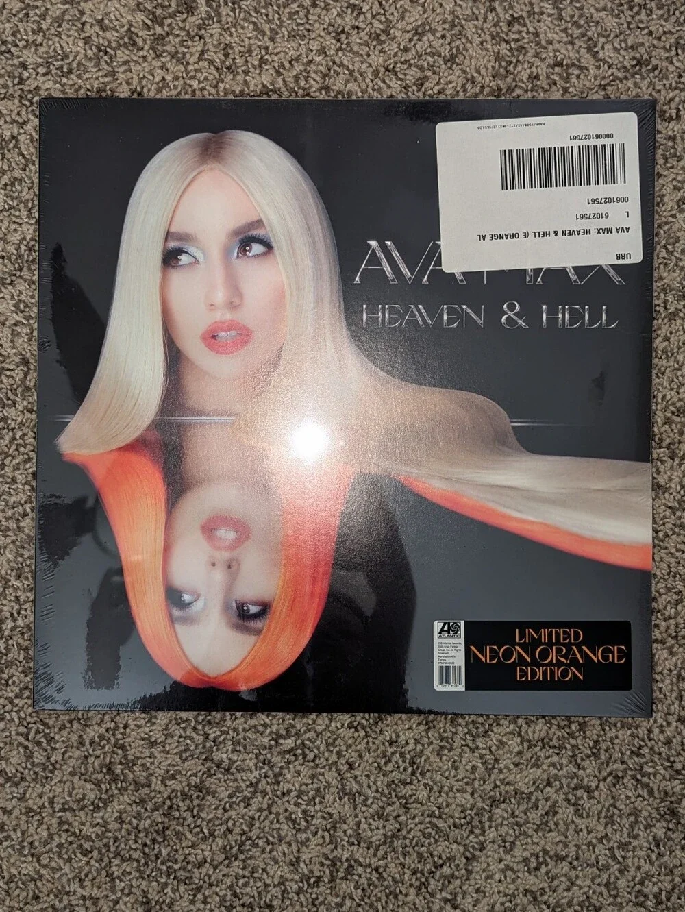 Ava Max Vinyl Heaven & Hell Limited Neon Orange Edition - Picture 1 of 2